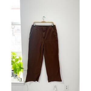 Gap Brown Loose Khaki Pants Size 12